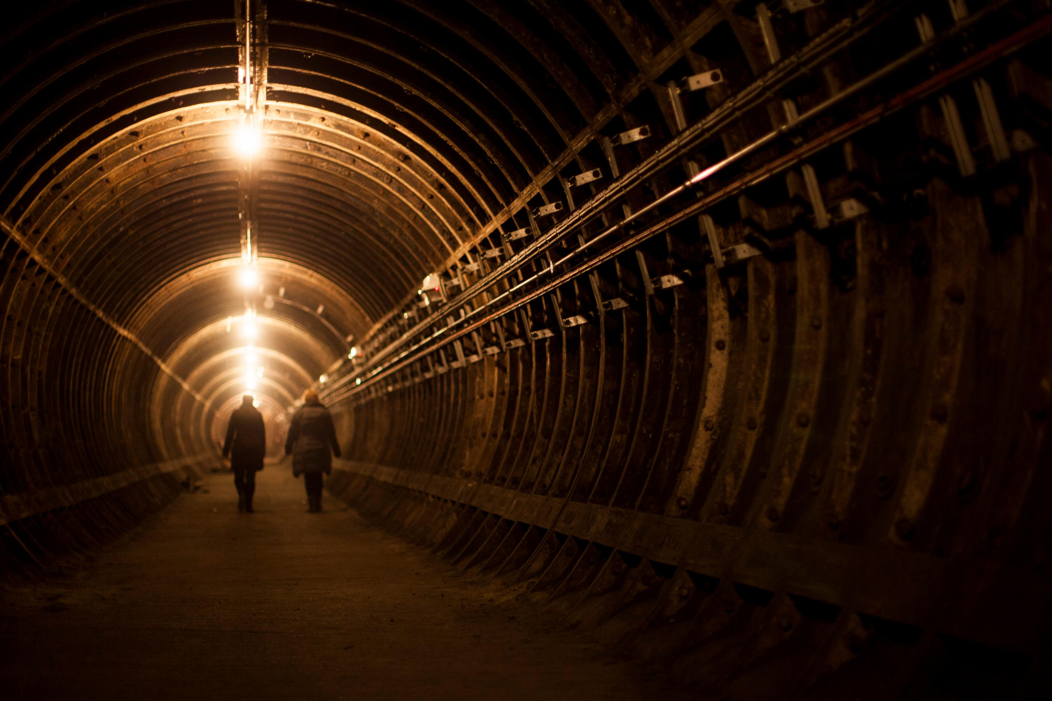Charing Cross Tunnels as part of the Hidden London tours